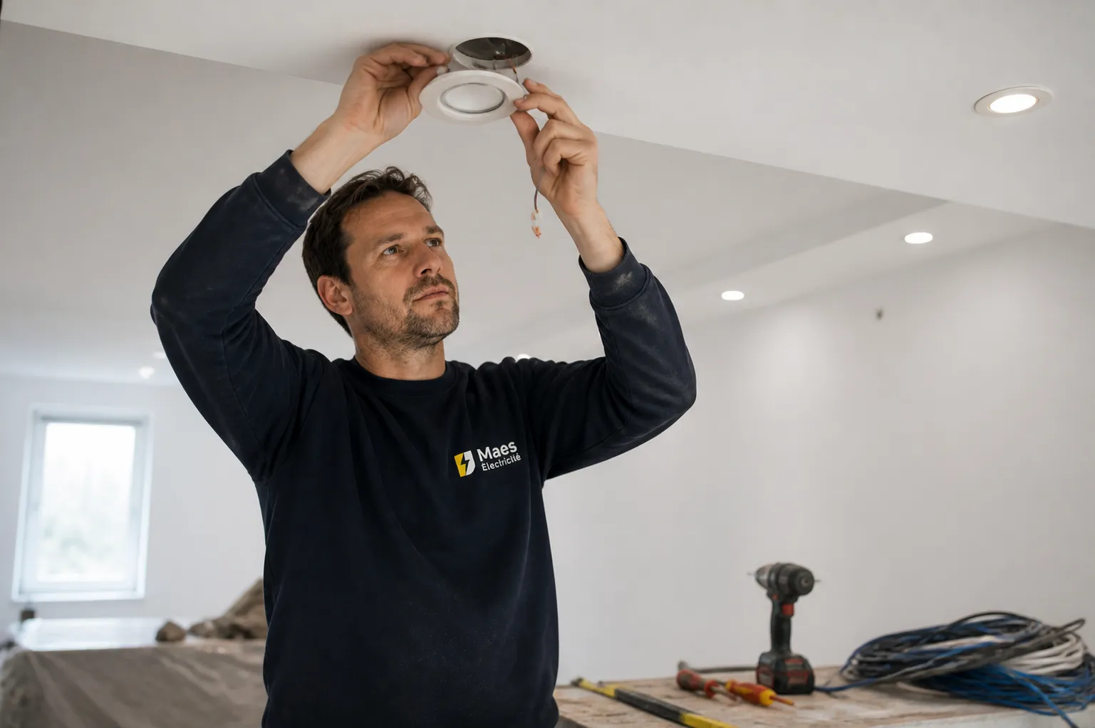 Éclairage LED intérieur et extérieur, Maes Électricité